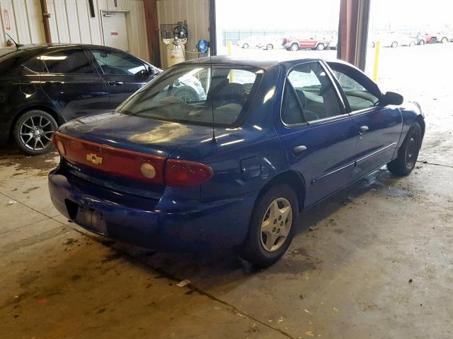 1G1JF52FX47286981 - 2004 CHEVROLET CAVALIER L BLUE photo 4