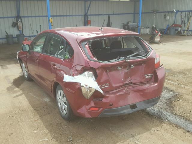 JF1GPAA69E8313761 - 2014 SUBARU IMPREZA BA RED photo 3