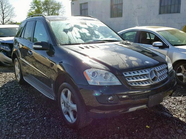 4JGBB86E48A414369 - 2008 MERCEDES-BENZ ML 350 BLACK photo 1