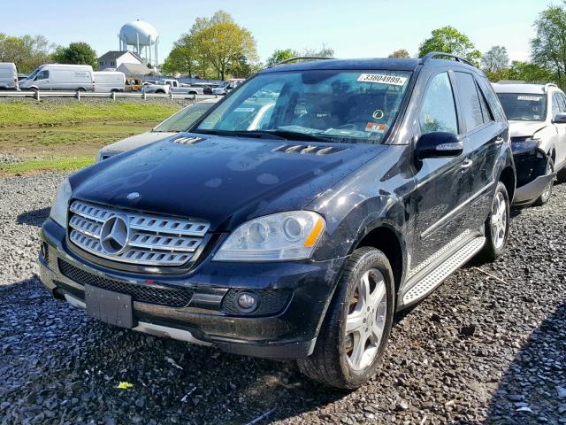 4JGBB86E48A414369 - 2008 MERCEDES-BENZ ML 350 BLACK photo 2