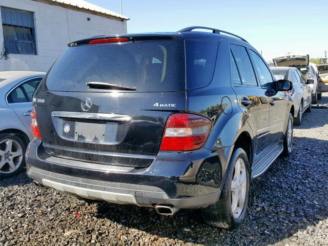 4JGBB86E48A414369 - 2008 MERCEDES-BENZ ML 350 BLACK photo 4