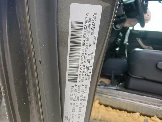 1C4GJWBG6GL236329 - 2016 JEEP WRANGLER S 石墨色 照片 10