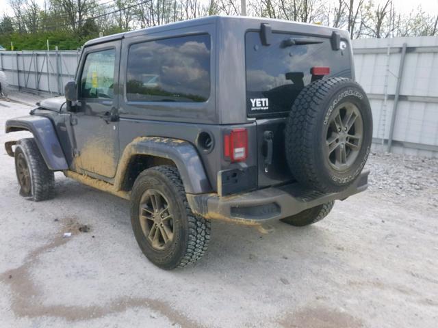 1C4GJWBG6GL236329 - 2016 JEEP WRANGLER S 石墨色 照片 3