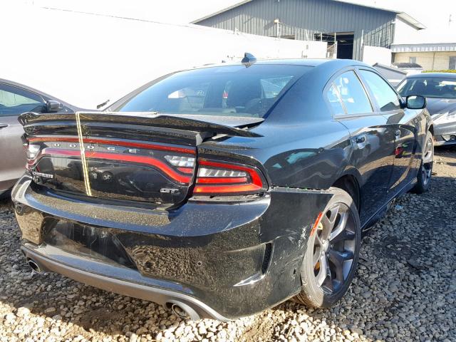 2C3CDXHG6KH583947 - 2019 DODGE CHARGER GT BLACK photo 4