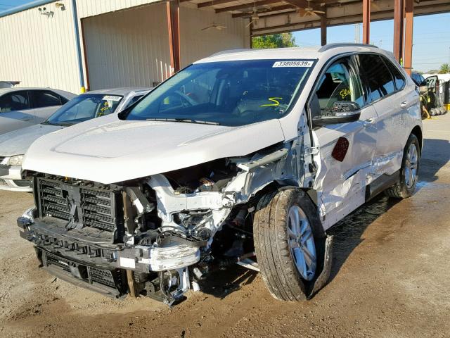 2FMPK3J9XKBB47978 - 2019 FORD EDGE SEL WHITE photo 2