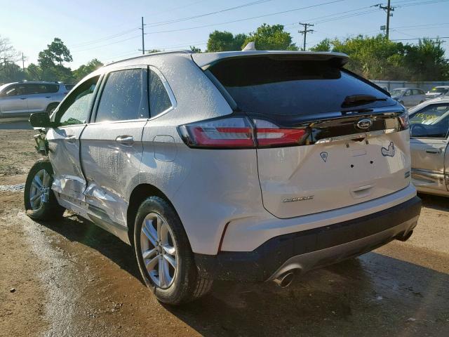 2FMPK3J9XKBB47978 - 2019 FORD EDGE SEL WHITE photo 3