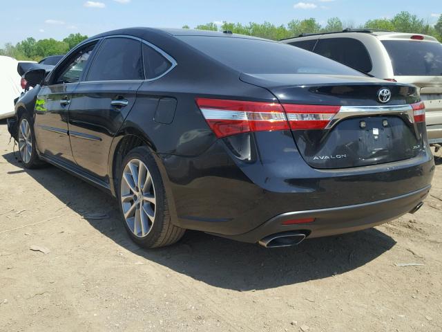 4T1BK1EB9FU189814 - 2015 TOYOTA AVALON XLE 黑色 照片 3