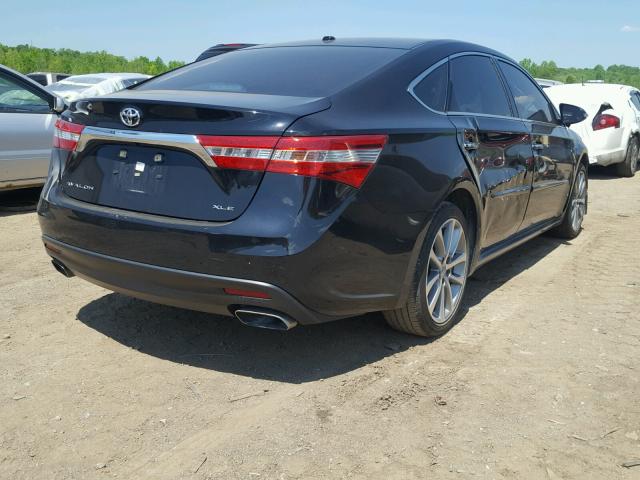 4T1BK1EB9FU189814 - 2015 TOYOTA AVALON XLE 黑色 照片 4
