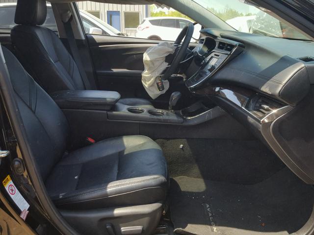 4T1BK1EB9FU189814 - 2015 TOYOTA AVALON XLE 黑色 照片 5
