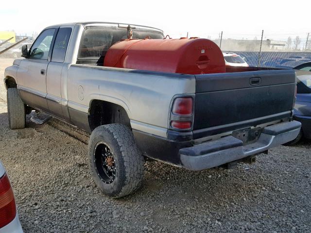 3B7KF23651G719132 - 2001 DODGE RAM 2500 SILVER photo 3