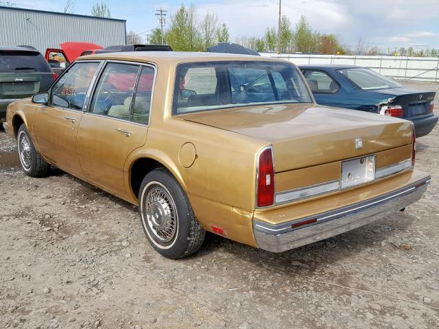 1G3CW6931F1333841 - 1985 OLDSMOBILE 98 REGENCY GOLD photo 3