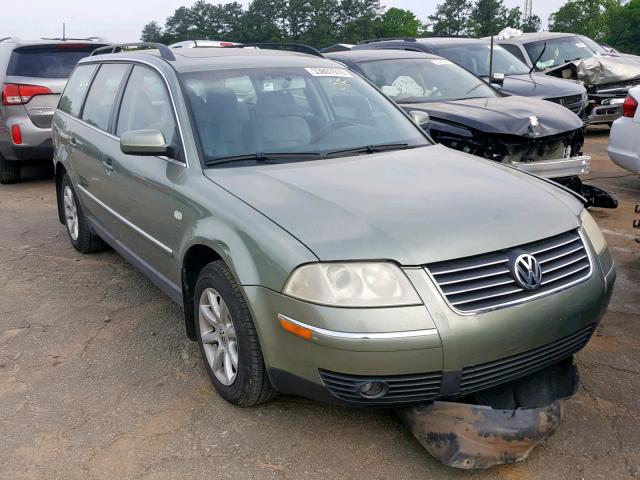 WVWVD63B94E130863 - 2004 VOLKSWAGEN PASSAT GLS GREEN photo 1