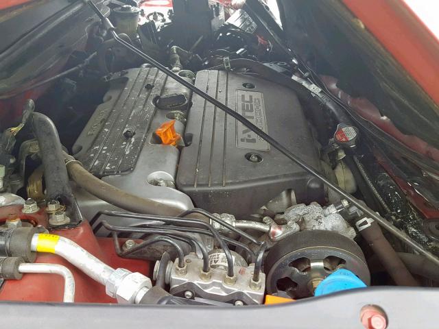 1HGCM72627A005296 - 2007 HONDA ACCORD EX RED photo 7