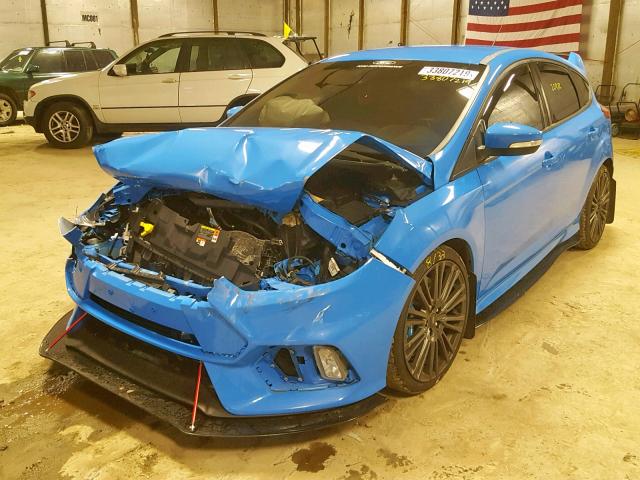 WF0DP3TH7G4115386 - 2016 FORD FOCUS RS BLUE photo 2