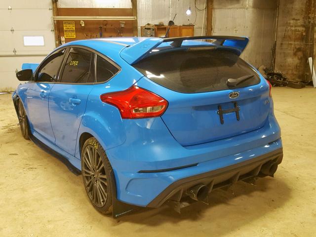 WF0DP3TH7G4115386 - 2016 FORD FOCUS RS BLUE photo 3