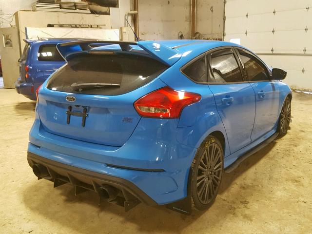 WF0DP3TH7G4115386 - 2016 FORD FOCUS RS BLUE photo 4