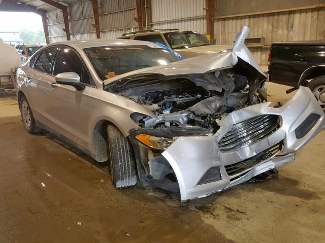 3FA6P0G76ER265267 - 2014 FORD FUSION S SILVER photo 1