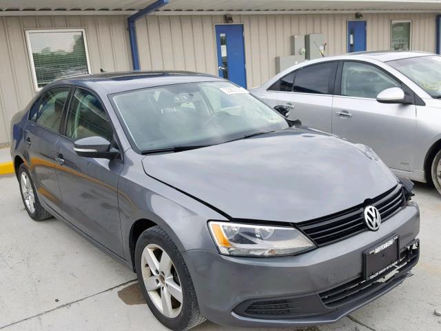 3VWLL7AJ5CM363204 - 2012 VOLKSWAGEN JETTA TDI GRAY photo 1