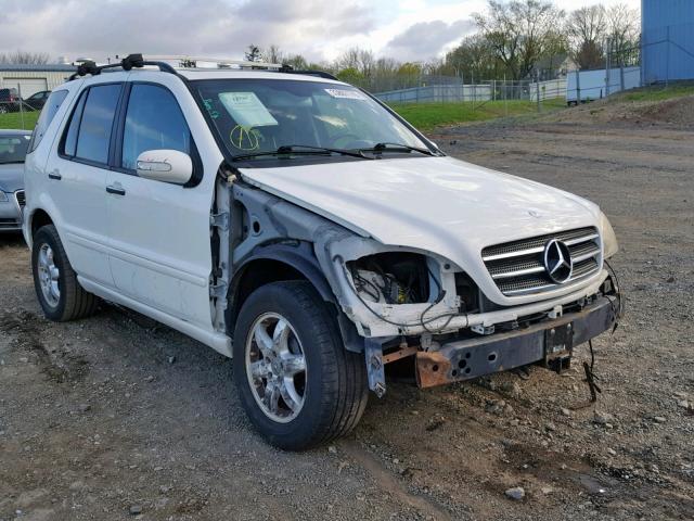 4JGAB75E22A308758 - 2002 MERCEDES-BENZ ML 500 WHITE photo 1