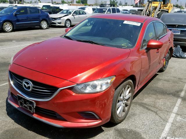 JM1GJ1U62F1170654 - 2015 MAZDA 6 SPORT RED photo 2