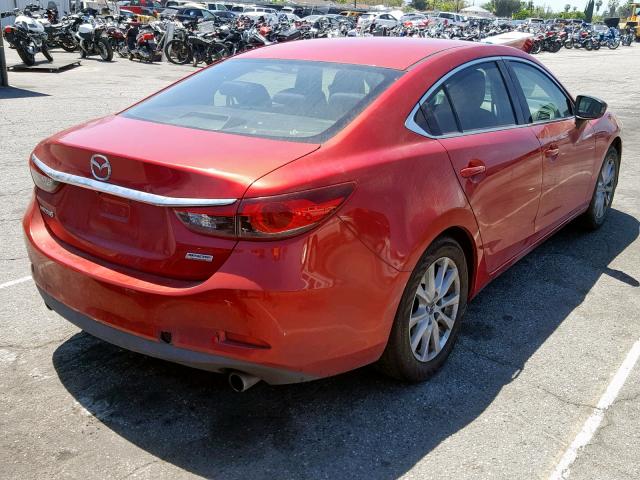 JM1GJ1U62F1170654 - 2015 MAZDA 6 SPORT RED photo 4