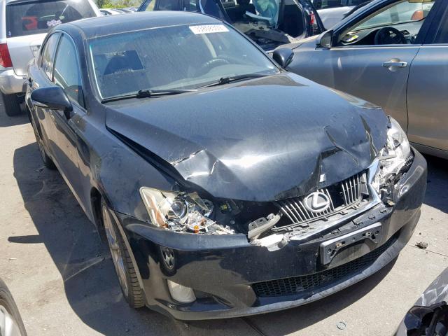 JTHBF5C22A5128180 - 2010 LEXUS IS 250 BLACK photo 1