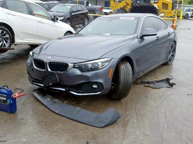 WBA4J1C54JBA30152 - 2018 BMW 430I GRAN GRAY photo 2