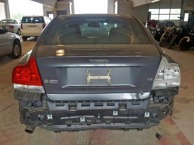 YV1RS547862554870 - 2006 VOLVO S60 T5 GRAY photo 9