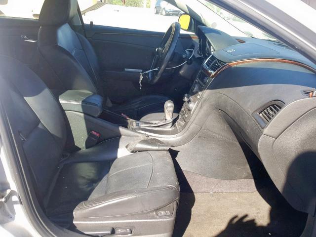 1G1ZE5EB2AF125492 - 2010 CHEVROLET MALIBU LTZ 银色 照片 5