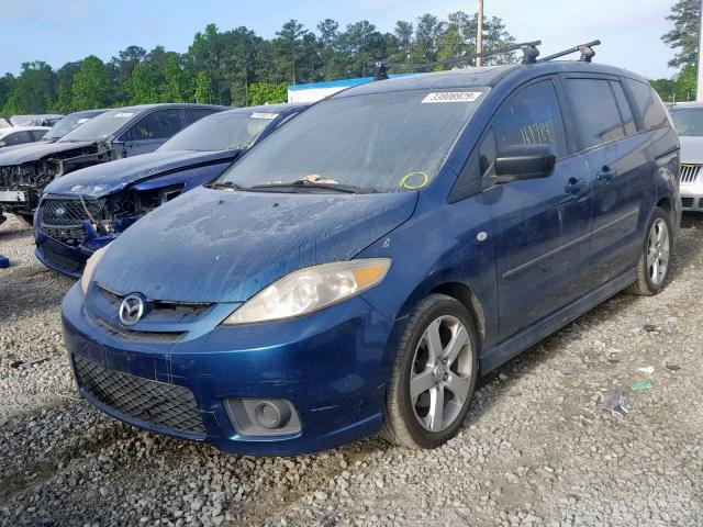 JM1CR293160100578 - 2006 MAZDA 5 BLUE photo 2