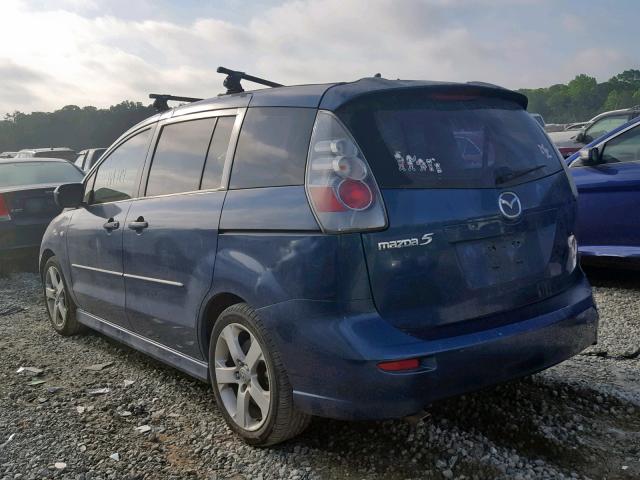 JM1CR293160100578 - 2006 MAZDA 5 BLUE photo 3