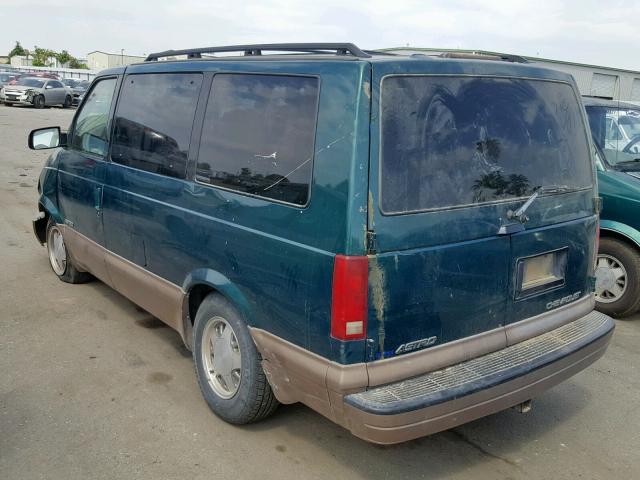 1GNDM19W2YB112535 - 2000 CHEVROLET ASTRO GREEN photo 3