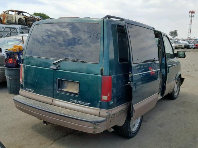 1GNDM19W2YB112535 - 2000 CHEVROLET ASTRO GREEN photo 4