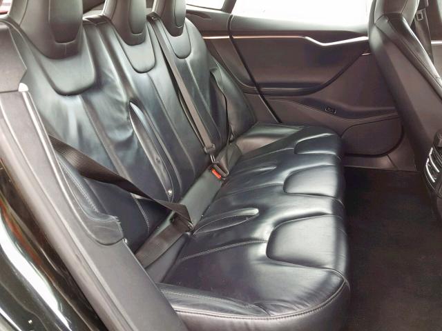 5YJSA1E22FF103727 - 2015 TESLA MODEL S Սև լուսանկար 6