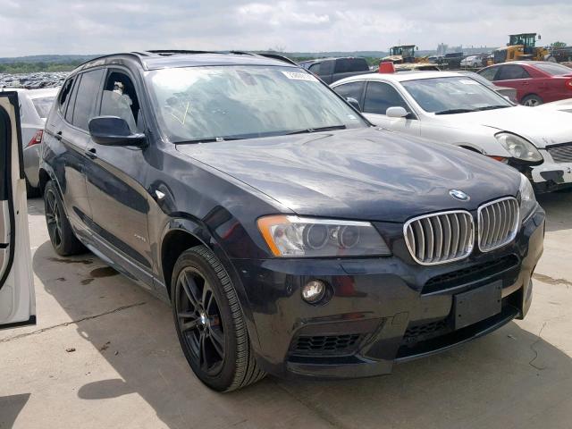 5UXWX7C57BL734124 - 2011 BMW X3 XDRIVE3 BLACK photo 1