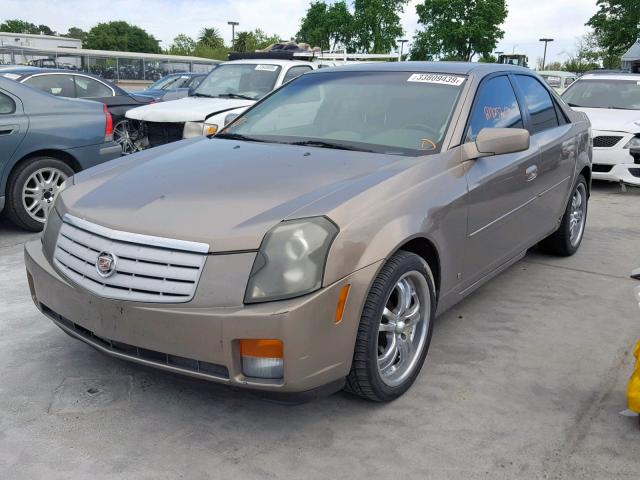 1G6DP577870152120 - 2007 CADILLAC CTS HI FEA BEIGE photo 2