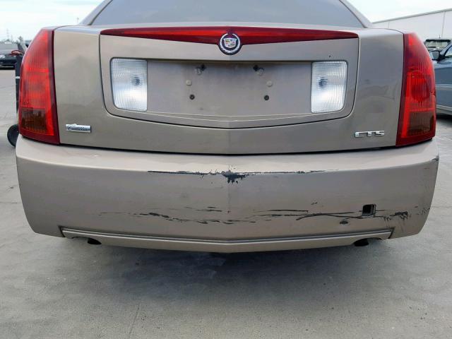 1G6DP577870152120 - 2007 CADILLAC CTS HI FEA BEIGE photo 9