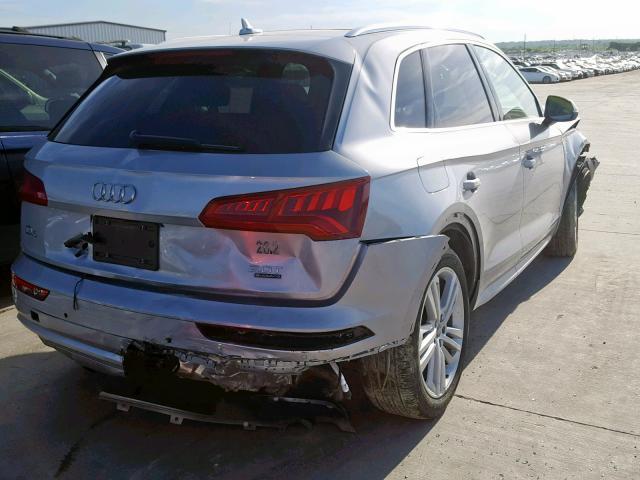 WA1CNBFY4J2084671 - 2018 AUDI Q5 PRESTIG SILVER photo 4