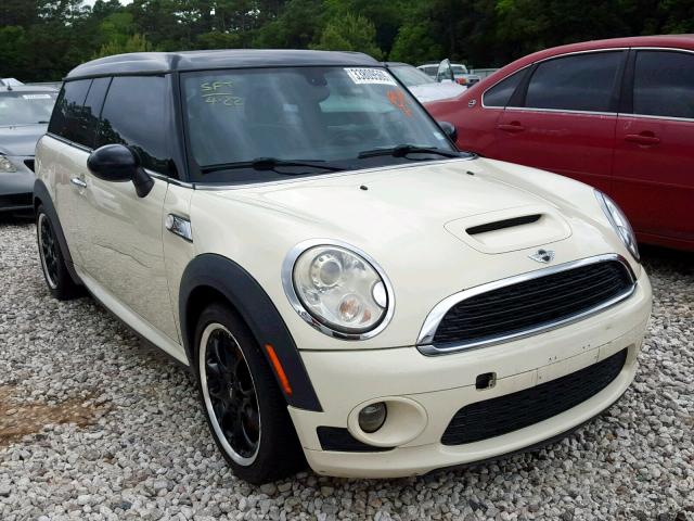 WMWMM33599TP92415 - 2009 MINI COOPER S C WHITE photo 1