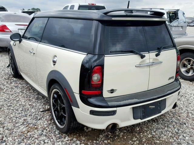 WMWMM33599TP92415 - 2009 MINI COOPER S C WHITE photo 3