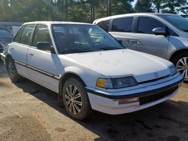 1HGED466XLA010970 - 1990 HONDA CIVIC EX WHITE photo 1