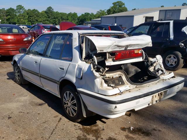 1HGED466XLA010970 - 1990 HONDA CIVIC EX WHITE photo 3