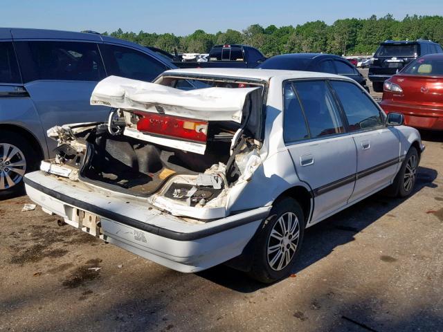 1HGED466XLA010970 - 1990 HONDA CIVIC EX WHITE photo 4