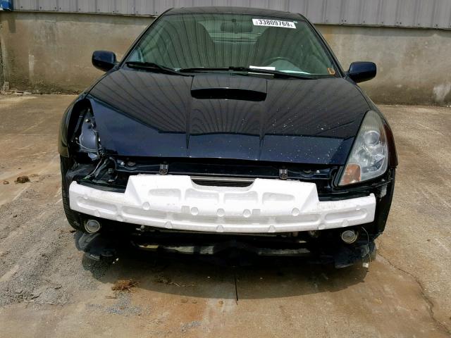 JTDDY32T4Y0028186 - 2000 TOYOTA CELICA GT- BLACK photo 9