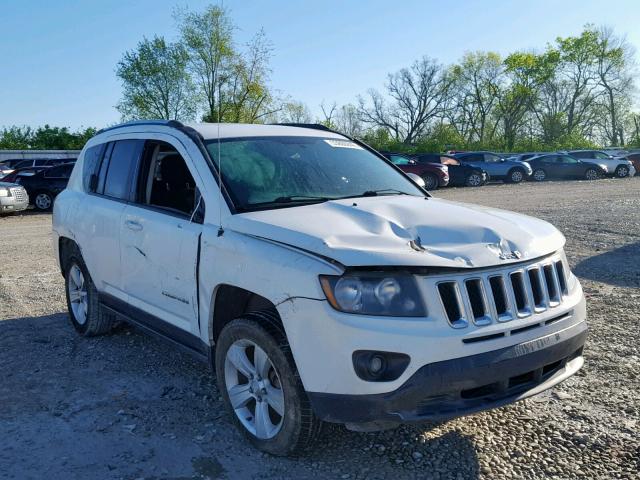 1C4NJDBB4ED523398 - 2014 JEEP COMPASS SP WHITE photo 1