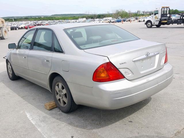 4T1BF28B41U151468 - 2001 TOYOTA AVALON XL SILVER photo 3