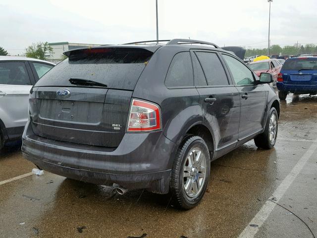 2FMDK48C87BB68961 - 2007 FORD EDGE SEL GRAY photo 4