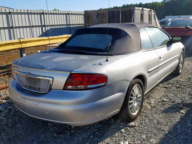 1C3EL55R25N538585 - 2005 CHRYSLER SEBRING TO SILVER photo 4