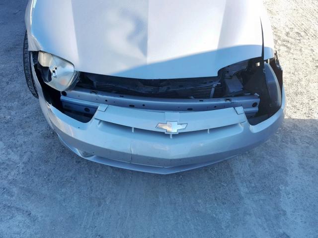 1G1JF52F757114943 - 2005 CHEVROLET CAVALIER L SILVER photo 7