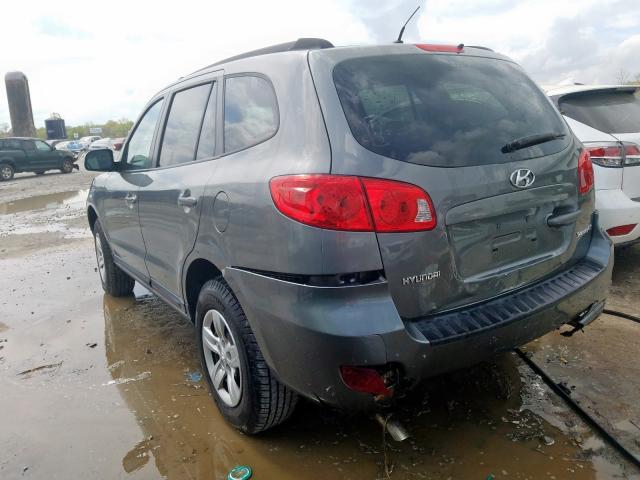 5NMSG13D79H279372 - 2009 HYUNDAI SANTA FE GLS  photo 3